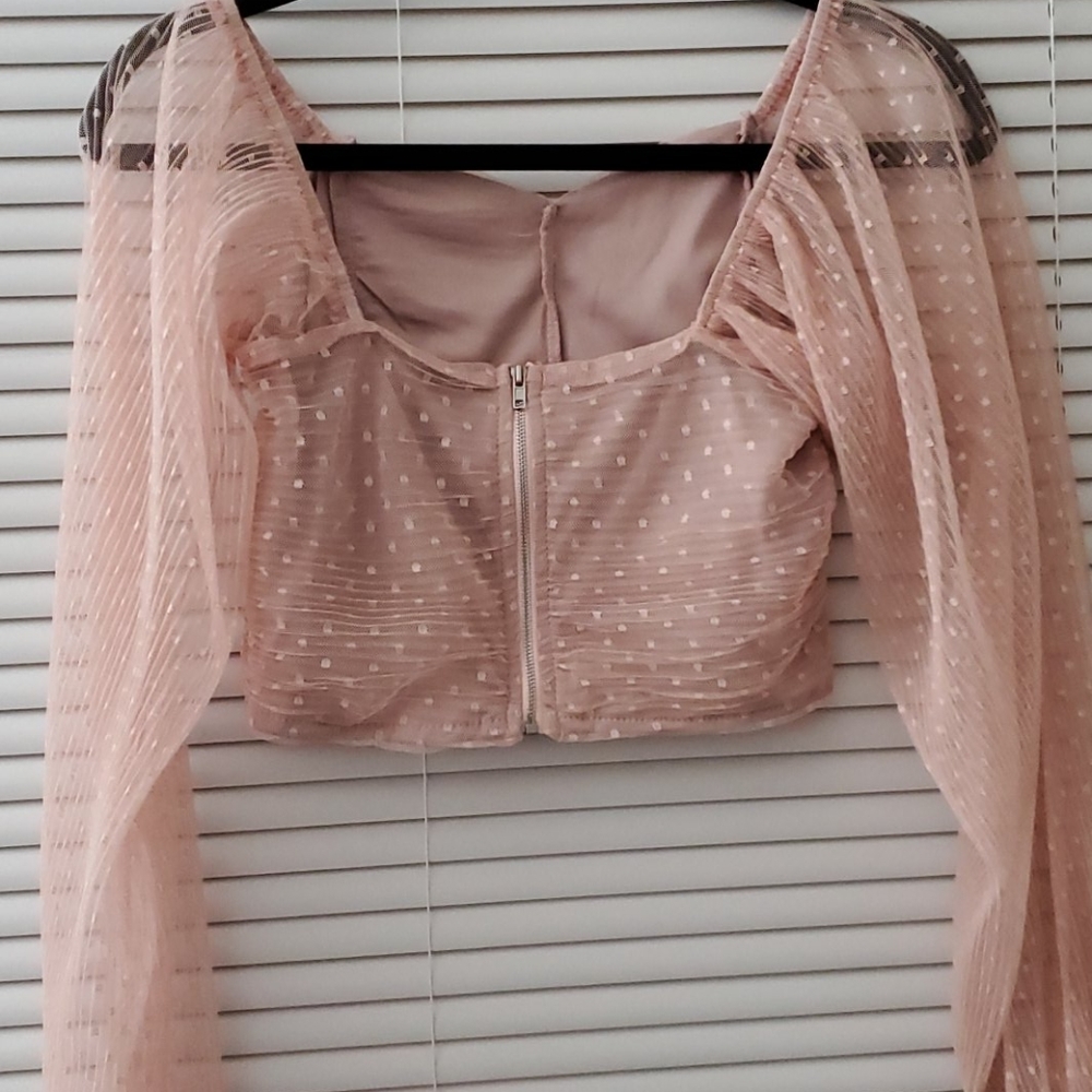 Pink crop top - Picture 3 of 3